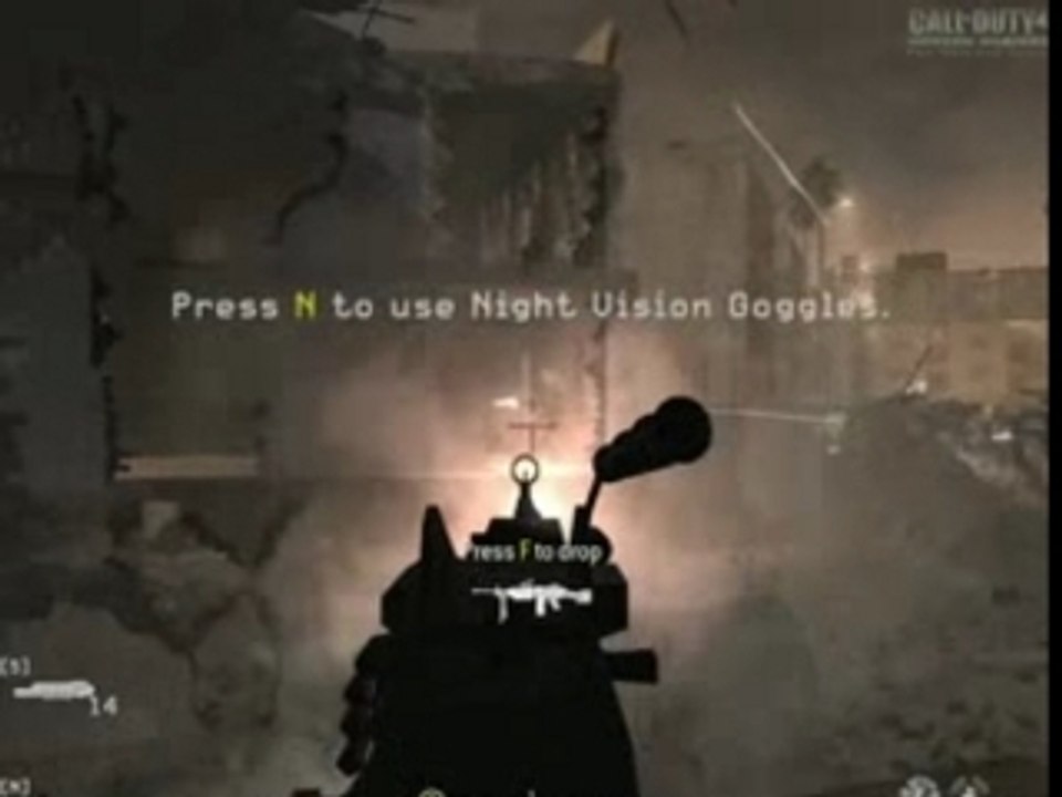 Call of Duty 4 Modern Warfare demo test mode invincible