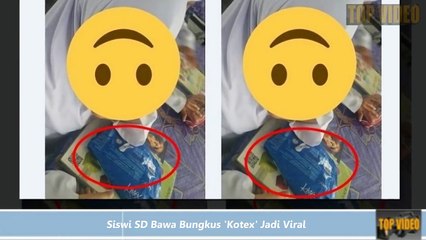 15.Viral, Siswi SD Bawa Bungkus