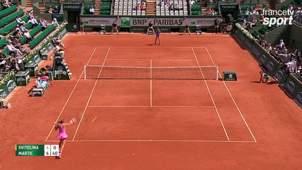 Roland-Garros 2017 : Petra Martic est en forme sur le Lenglen ! (4-6, 0-1)