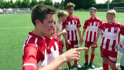 Cri victoire + champagne U15