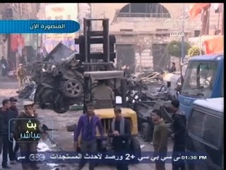 #بث_مباشر | تواصل اعمال رفع أنقاض تفجير #مديرية_أمن_الدقهلية