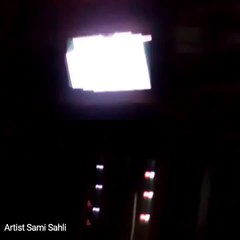 Corps vers la lumière... performance artiste SAMI SAHLI.