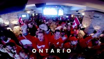 301.Fan Reactions- Canada vs. Sweden Gold Medal Game - Sochi 2014