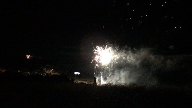 73e D-Day. La plage d'Arromanches s'est embrasée