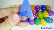 ᴴᴰ abcdefghijklmnopqyz surprise eggs learn alphabet with surprise eggs