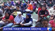 Ribuan Warga Surabaya Antre Tiket Mudik Gratis
