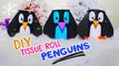 DIY Tissue Roll Crafts For Kids / How to make Cute Penguins by Toilet Tissue Paper Tube RECYCLING / Preschool project