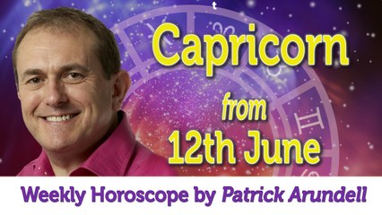 Capricorn Weekly Horoscope from 12th June - 19th June 2017