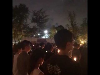 Download Video: Hong Kongers Gather for Tiananmen Square Vigil as Student Boycott Hits Numbers