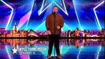 Golden Buzzer act Kyle Tomlinson proves David wrong Auditions Week 6 Britain’s Got Talent 2017
