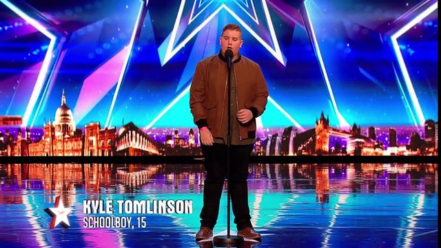 Golden Buzzer act Kyle Tomlinson proves David wrong Auditions Week 6 Britain’s Got Talent 2017