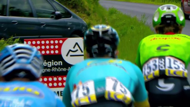 4 coureurs dans l'échappée / 4 riders in the breakaway - Étape 2 / Stage 2 - Critérium du Dauphiné 2017