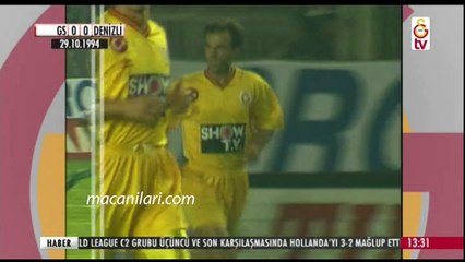 [HD] 29.10.1994 - 1994-1995 Turkish 1st League Matchday 11 Galatasaray 4-0 Denizlispor
