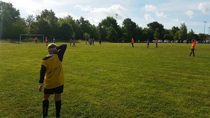 U11 coup franc bien placé...