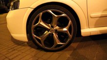 WHITE MATTE OPEL ASTRA G  CABRIO oxigin wheels  R1