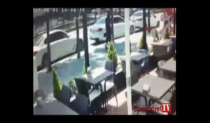 Halk otobüsü 5 aracı biçti... Korkunç anlar kamerada