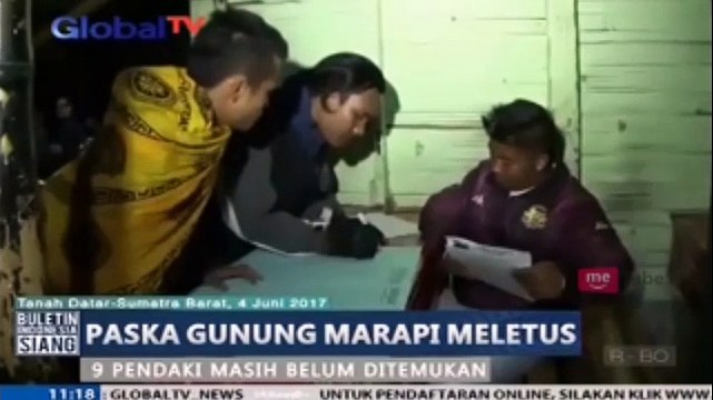 Pasca Gunung Merapi di Tanah Datar Meletus, 9 Pendaki Masih Belum Ditemukan