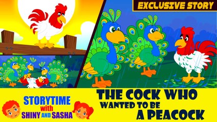 EXCLUSIVE English Stories For Kids | The Cock Who Wanted To Be A Peacock | Kids Story Time | Koo Koo Tv