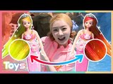 [엘리] 물속에서 변신하는 인어공주 미미 인형  수영장에서 장난감 놀이 l 캐리와장난감친구들