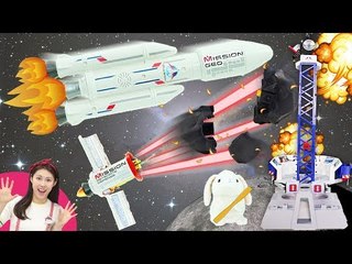 [캐리] 꼬마 캐리와 함께 플레이모빌 로켓을 타고 떠나는 신나는 우주여행! l 캐리와장난감친구들