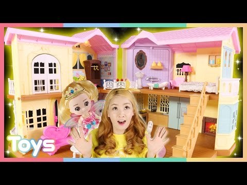 [엘리] 페어리 쥬쥬 시크릿 풀하우스에 놀러간 엘리의 소꿉놀이 l 캐리와장난감친구들