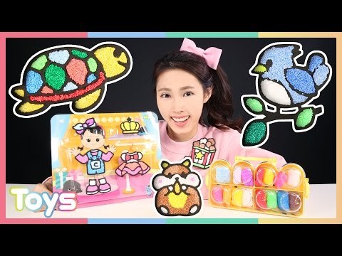 [캐리] 채우고 떼어내면 스티커 폼티커 캐리세트 만들기 놀이 l 캐리와장난감친구들