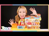 [엘리] 호빵맨 편의점 장난감과 베렝구어 인형 소꿉놀이 | 캐리앤 토이즈