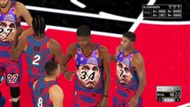 NBA 2K17 giannas 32 in a half