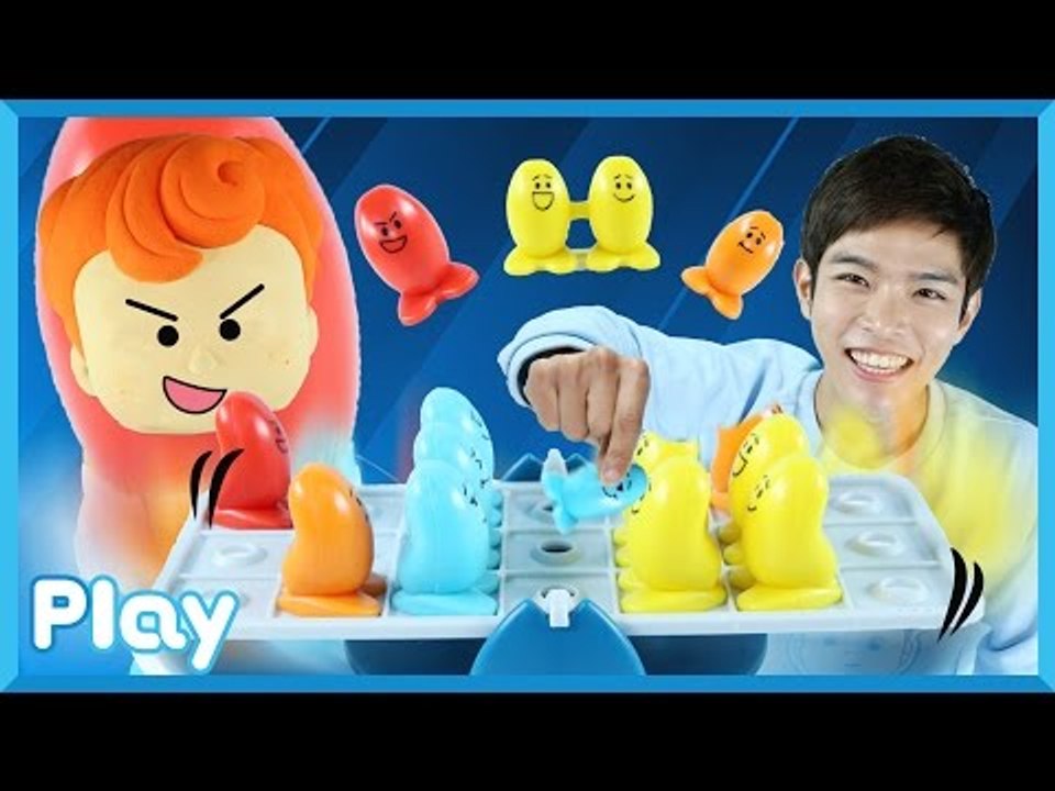 캐빈과 꼬마 캐빈의 밸런스 빈즈 균형잡기 퍼즐 대결 놀이 l 캐리앤 플레이