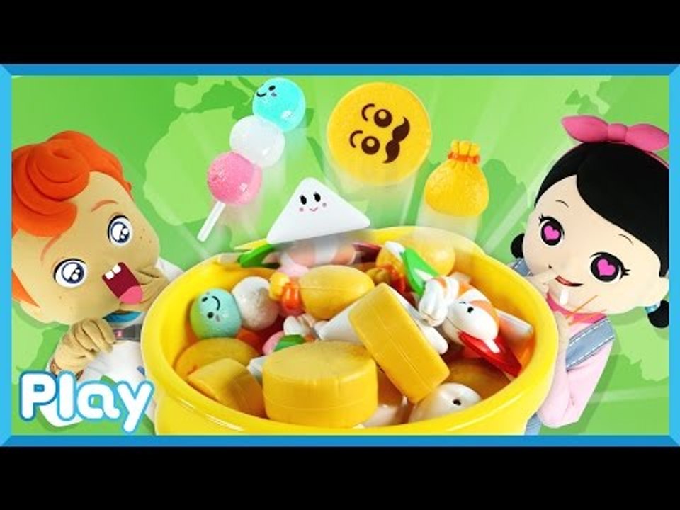 꼬마 캐빈과 꼬마 캐리의 맛집 여행 보드게임 대결 놀이 l 캐리앤 플레이