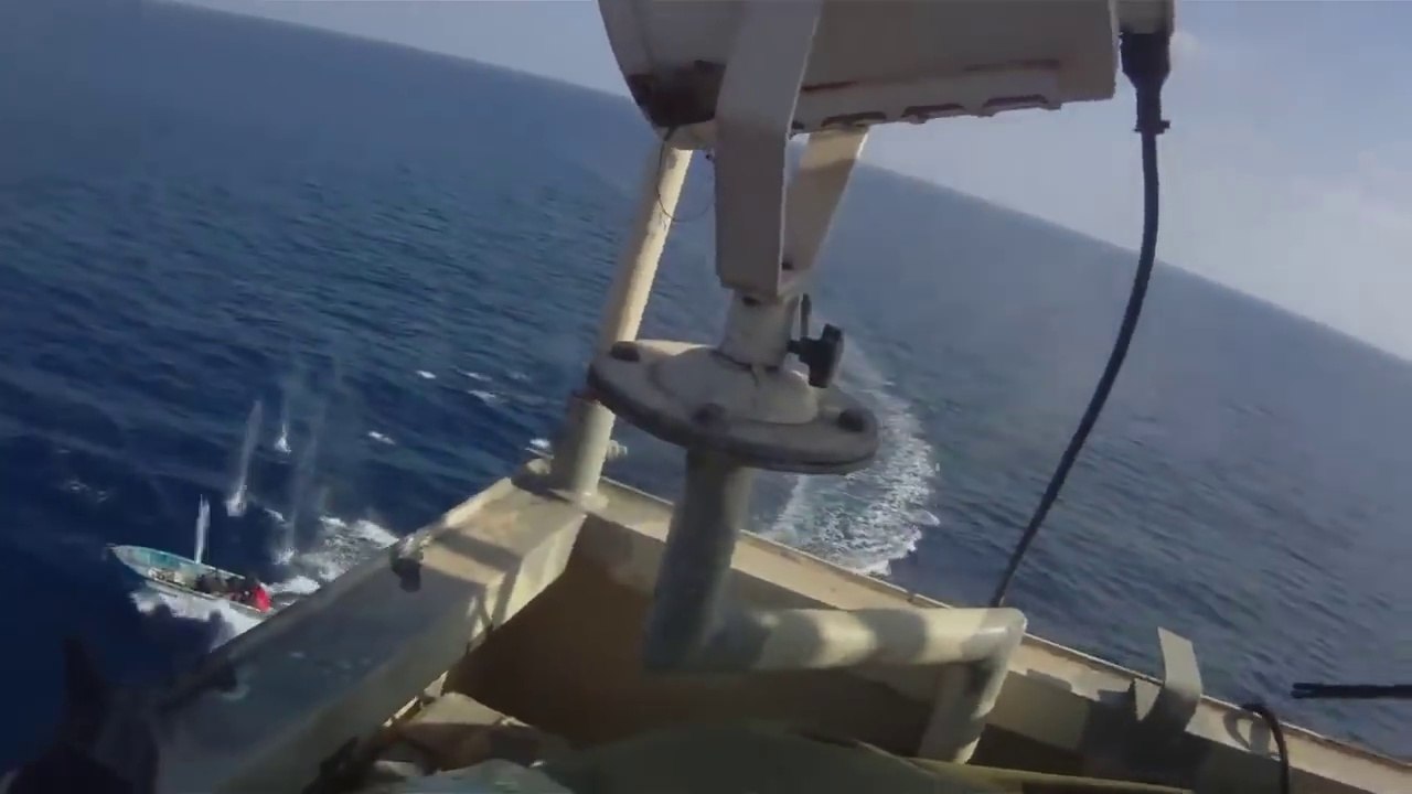 Somali Pirates VS Ship's Security Guards