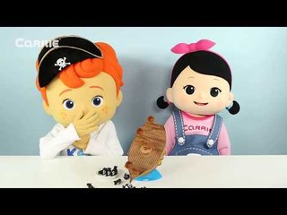 흔들흔들 해적선 게임으로 캐리와 캐빈의 펭귄 부하 얻기 대결 놀이 l 캐리 앤 플레이