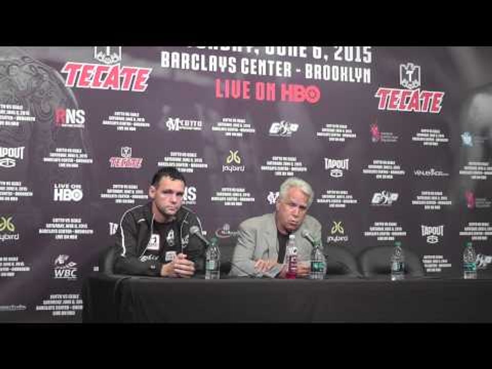 Daniel Geale Post Fight Presser