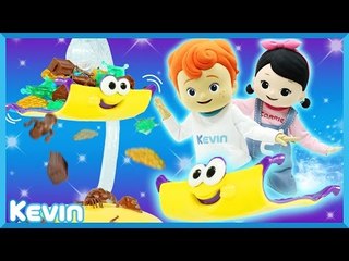 날으는 양탄자 장난감 으로 캐빈과 캐리의 보드게임 놀이 l 캐리 앤 플레이