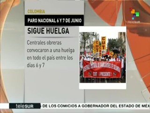 Colombianos mantienen el paro en pos de mejoras en su calidad de vida