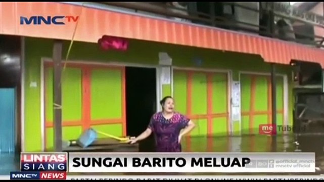 Sungai Barito Meluap, Banjir Satu Meter Rendam Rumah Warga Murung Raya