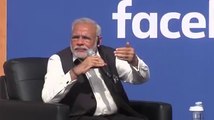 PM Narendra Modi Tears for his Mother@Facebook With Mark Zuckerberg