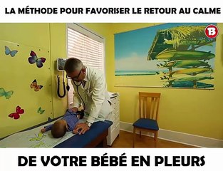 LA MÉTHODE POUR FAVORISER LE RETOUR AU CALME DE VOTRE BÉBÉ EN PLEURS