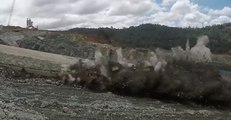 Demolition Continues with Controlled Explosions at Oroville Dam Spillway