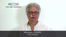 Législatives 2017. Monique Le Berre : 7e circonscription du Finistère (Pont-l'Abbé-Douarnenez)