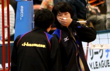 久光製薬スプリングス試合前練習その②【ﾊﾞﾚｰﾎﾞｰﾙVﾌﾟﾚﾐｱﾘｰｸﾞ女子2016-2017】2016.11.12船橋アリーナ