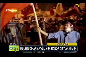 Hong Kong: se realiza vigilia para conmemorar represión de Tiananmen