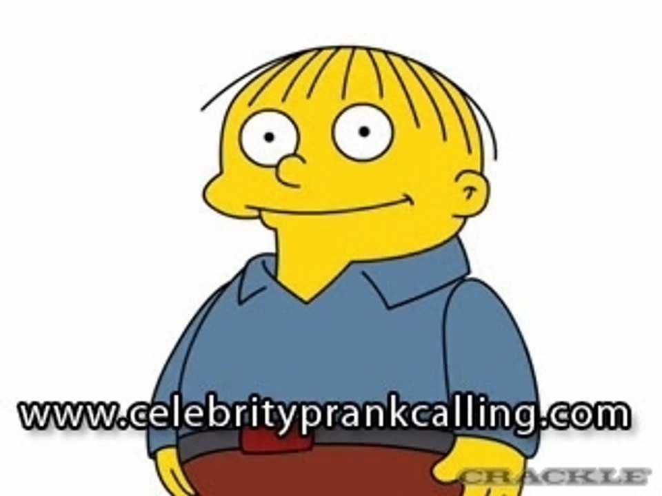 Ralph Wiggum calls a Service Station