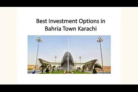 Bahria Town Karachi Best Investment Options