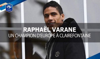 Raphaël Varane, un Champion d'Europe à Clairefontaine