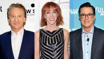 Kathy Griffin, Bill Maher & Stephen Colbert: When Anti-Trump Comedians Go Too Far | THR News