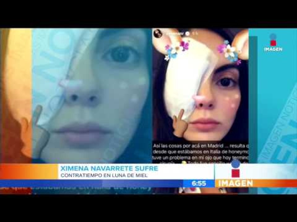 Ximena Navarrete es operada en la luna de miel | Imagen Noticias con Francisco Zea