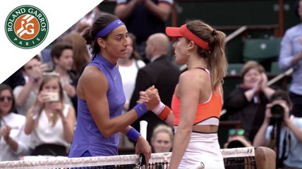 Скачать видео: Roland Garros 2017 : Dernier jeu entre Caroline Garcia et Alizé Cornet