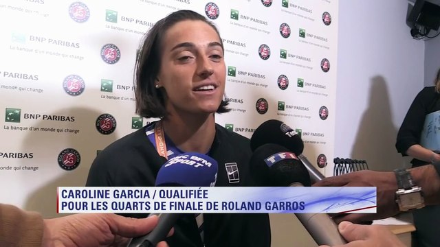 Roland Garros – Garcia : J’étais motivée à l’idée de jouer ce match