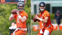 Holmes: Glennon, Trubisky are not 'in competition'